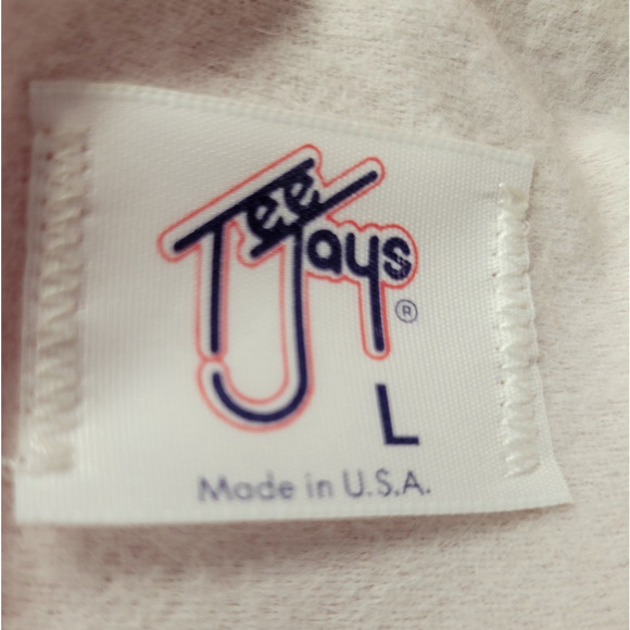 Vintage 1983 Tee Jays Satin Bomber Alabama On Tour Jacket Large Red Band Concert - Picture 2 of 12